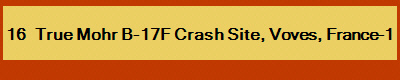 16   True Mohr B-17F Crash Site, Voves, France-1